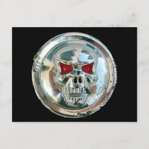 CHROME SKULL BRIEFKAART