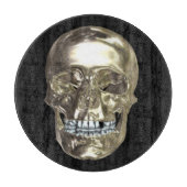Chrome Skull Cutting Board Snijplank (Voorkant)