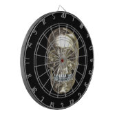 Chrome Skull Dart Board Dartbord (Voorkant Links)
