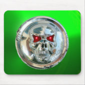 CHROME SKULL, Green Emerald Muismat (Voorkant)