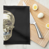 Chrome Skull Kitchen Towel Theedoek (Quarter Fold)