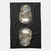 Chrome Skull Kitchen Towel Theedoek (Verticaal)