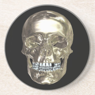 Chrome Skull Onderzetter