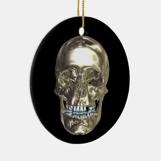 Chrome Skull Ornament (Rechts)