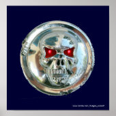 CHROME SKULL POSTER (Voorkant)