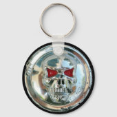 CHROME SKULL SLEUTELHANGER (Voorkant)