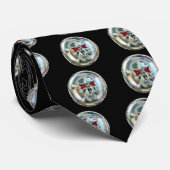 CHROME SKULL STROPDAS (Opgerold)