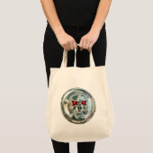CHROME SKULL TOTE BAG (Voorkant (product))