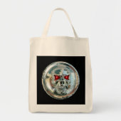 CHROME SKULL TOTE BAG (Voorkant)