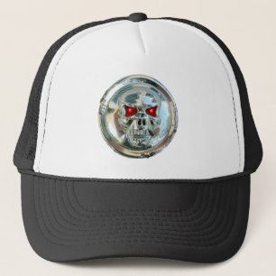 CHROME SKULL TRUCKER PET