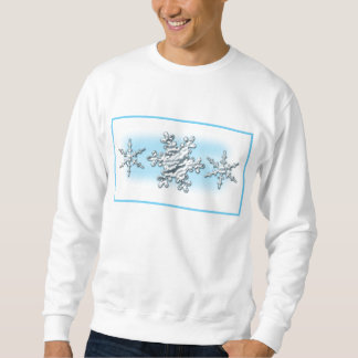 Chrome Snowflakes Sweatshirt-baby blue Trui