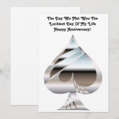 Chrome Spades Jubileum Kaart (Voorkant / Achterkant)