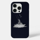 Chrome Sports Vist op koolstofvezel Case-Mate iPhone Case (Achterkant)