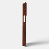 Chrome Star op natte mahogany-afdruk Case-Mate iPhone Case (Achterkant / Rechts)