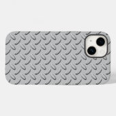 Chrome Steel Diamond Bord Case-Mate iPhone Case (Achterkant (horizontaal))