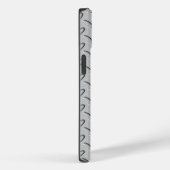 Chrome Steel Diamond Bord Case-Mate iPhone Case (Achterkant / Rechts)