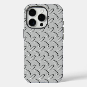 Chrome Steel Diamond Bord iPhone 16 Pro Hoesje