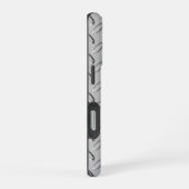 Chrome Steel Diamond Bord iPhone Hoesje (Rechterkant)