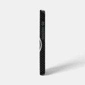 Chrome stijl Dragon Crest Carbon Fiber Print iPhone Hoesje (Linkerkant)