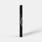 Chrome stijl Dragon Crest Carbon Fiber Print iPhone Hoesje (Rechterkant)