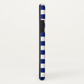 Chrome stijl Sailing on Nautical Stripes Case-Mate iPhone Case (Achterkant/rechts)