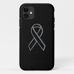 Chrome Style Black op zwart lintbewustzijn Case-Mate iPhone Case
