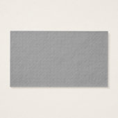 Chrome Style Black Ribbon Awareness Visitekaartjes (Achterkant)