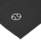 Chrome Style Cancer Zodiac Sign on Hevelius 1690 Tafelkleed (Gekanteld)