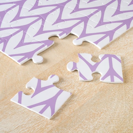 Chrome Style Crystal Pink Ribbon Awareness Knit Legpuzzel (Zijkant)