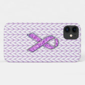 Chrome Style Crystals roze lintruwheid kit Case-Mate iPhone Case (Achterkant (horizontaal))