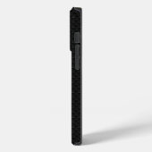 Chrome Style Dragon op zwarte slangenhuid Case-Mate iPhone Case (Achterkant / Links)