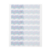 Chrome Style RN Caduceus Medical Moeder Pearl Kijk Adreslabel Wikkel (Vel)