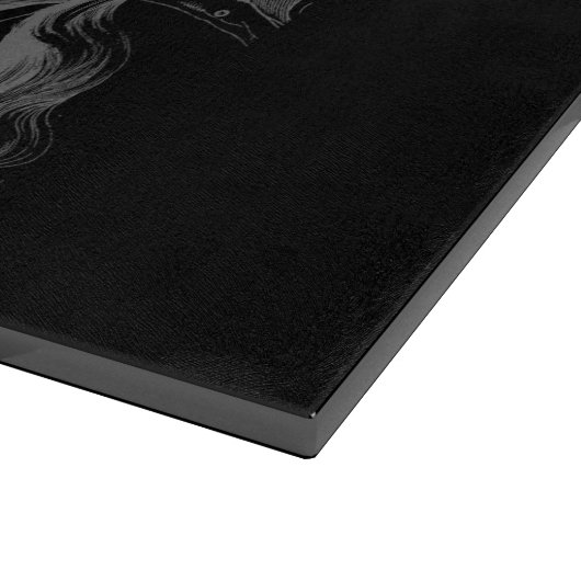 Chrome Style Sagittarius Zodiac Sign on Hevelius Snijplank (Hoek)