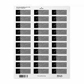 Chrome Style Vissen Zodiac Symbool op Hevelius Etiket (Full Sheet)