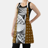 Chrome Sunrise op bruin Schort (Insitu)