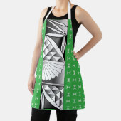 Chrome Sunrise op groen Schort (Insitu)