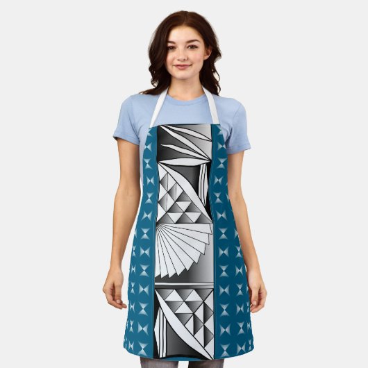 Chrome Sunrise op Zee Blue Schort (Gedragen)