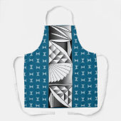 Chrome Sunrise op Zee Blue Schort (Voorkant)