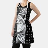 Chrome Sunrise op zwart Schort (Insitu)