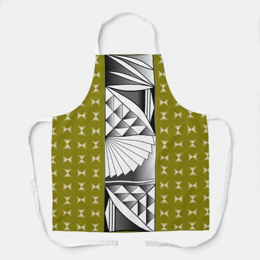 Chrome Sunrise voor olijven Schort (Voorkant)