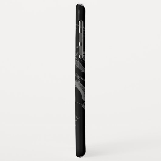 Chrome Taurus Zodiac Sign on Hevelius Style Case-Mate iPhone Case (Achterkant/links)