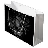 Chrome Taurus Zodiac Sign on Hevelius Style Groot Cadeauzakje (Voorkant Gekanteld)