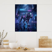 Chrome Tijgerjacht Poster (Keuken)