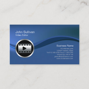 Chrome Video Clip Icon Video Editor Visitekaartje