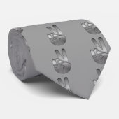 Chrome Vrede hand Stropdas (Opgerold)