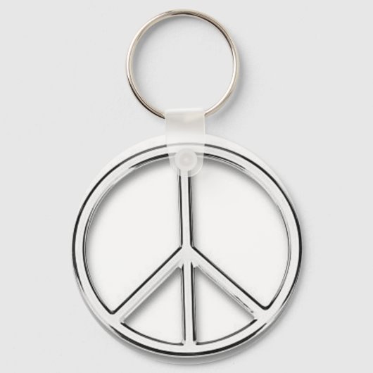 chrome vredes-sleutelhanger sleutelhanger (Voorkant)