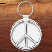 chrome vredes-sleutelhanger sleutelhanger (Voorkant)