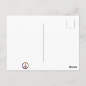 Chrome-vredesteken Briefkaart (Achterkant)