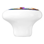 Chrome-vredesteken Keramische Knop (Zijkant)