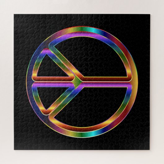 Chrome-vredesteken Legpuzzel (Horizontaal)